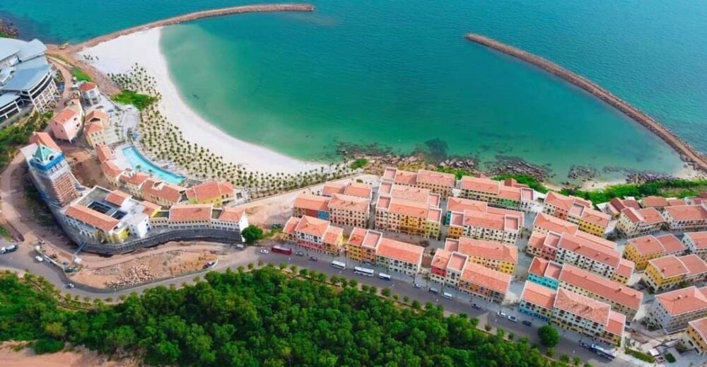 View toàn cảnh căn hộ Hill Side Địa Trung Hải