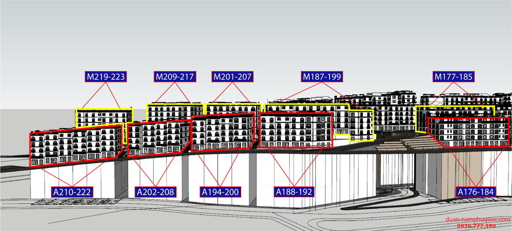 Ama 176-222 Shophouse The Center Phú Quốc