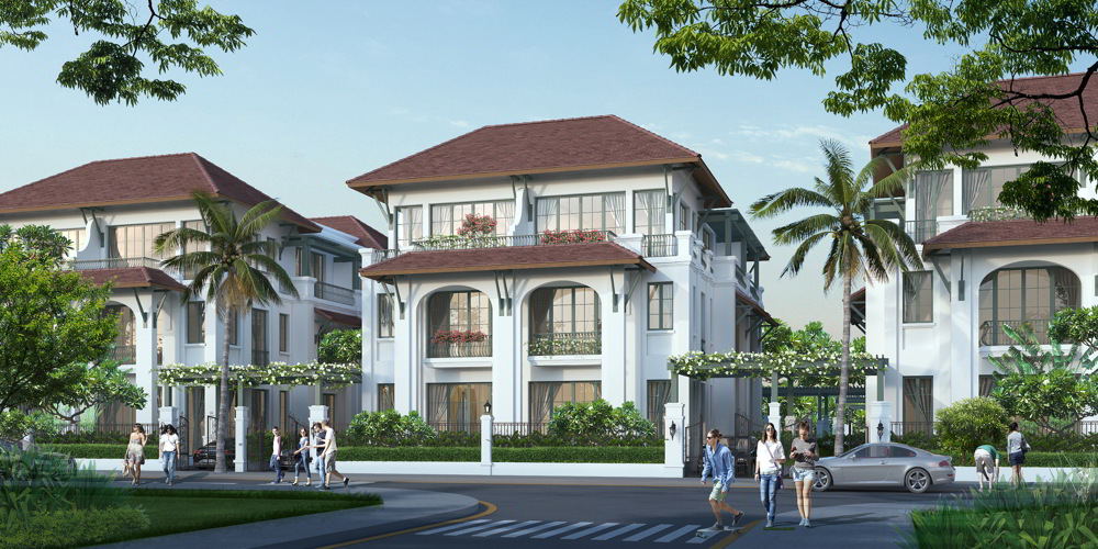 biệt thự tứ lập làng nhiệt đới tropical village