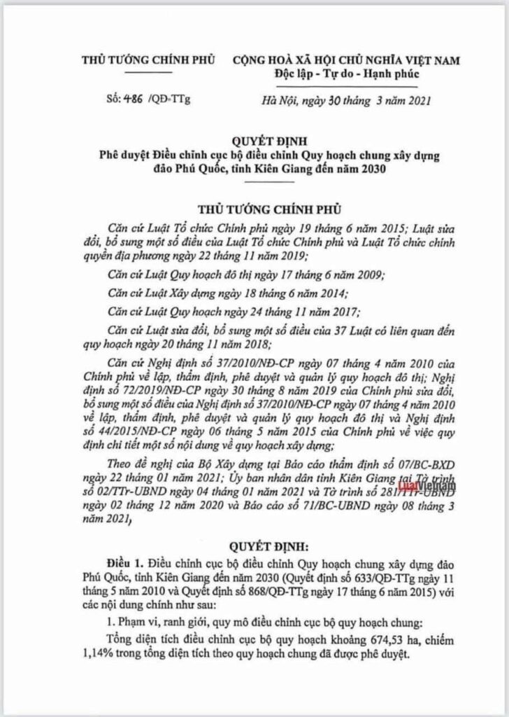 quy hoạch 486 phú quốc
