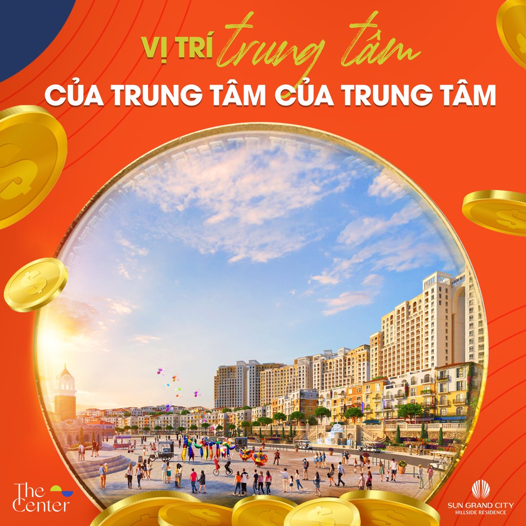 vị trí trung tâm shophouse the center