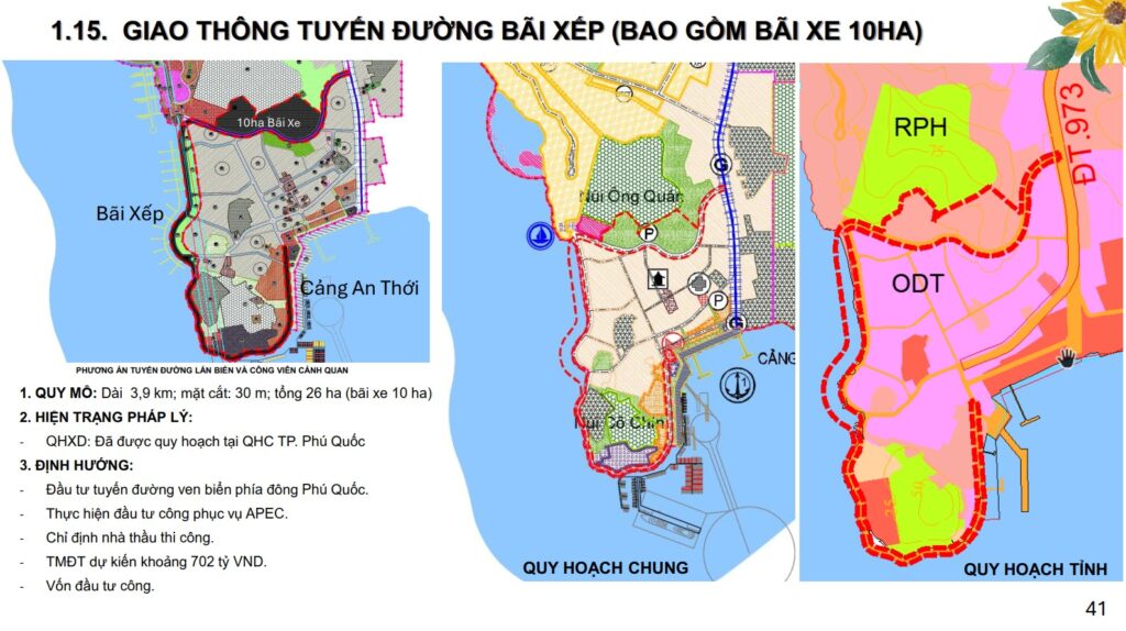 Quy hoạch đường bãi Xếp Phú Quốc